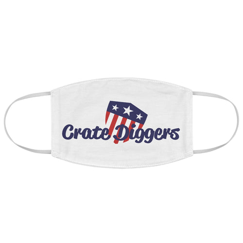 Crate Diggers Fabric Face Mask