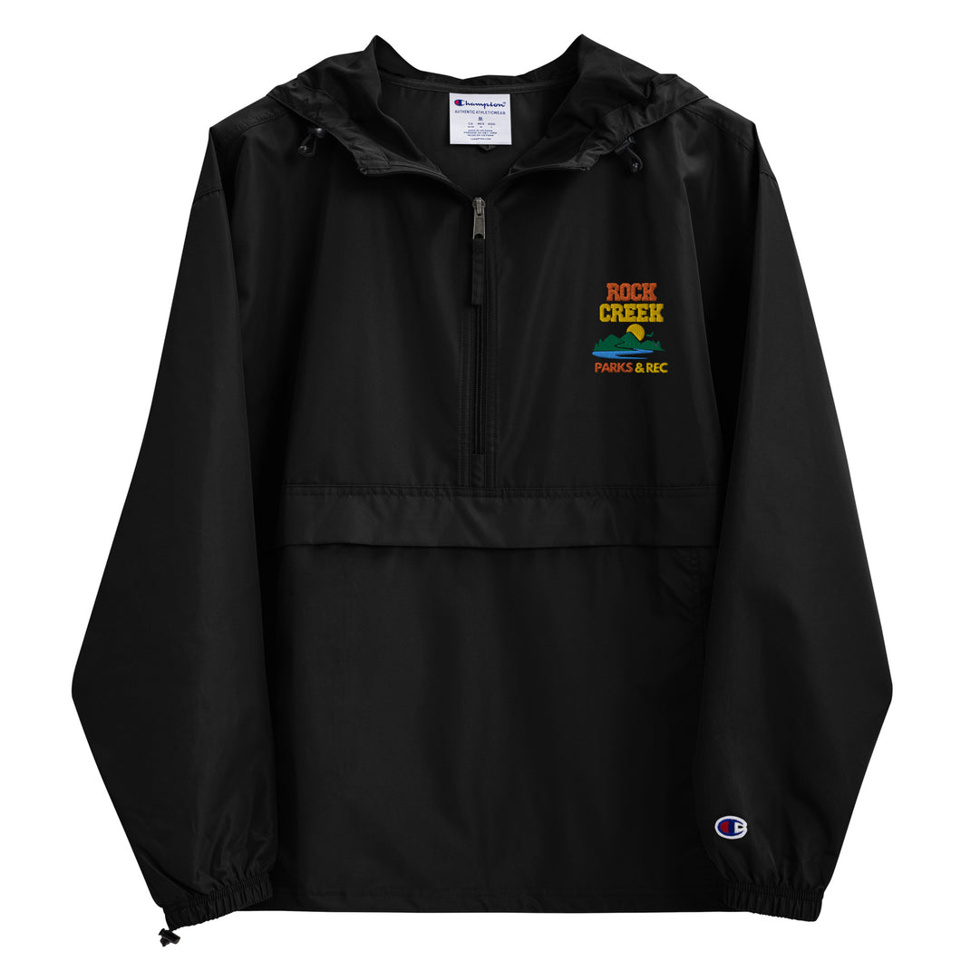 Rock Creek Parks & Rec Reese's Pieces Embroidered Champion Packable Jacket