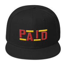 Paid Snapback Hat (Red/Yellow)