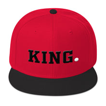Capital King Snapback Hat (Black/White)