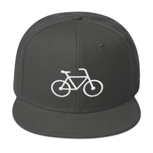 Handle Bars Snapback Hat (White)