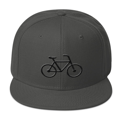 Handle Bars Snapback Hat (Black)