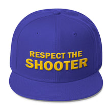 Respect The Shooter Snapback (Yellow Lettering)