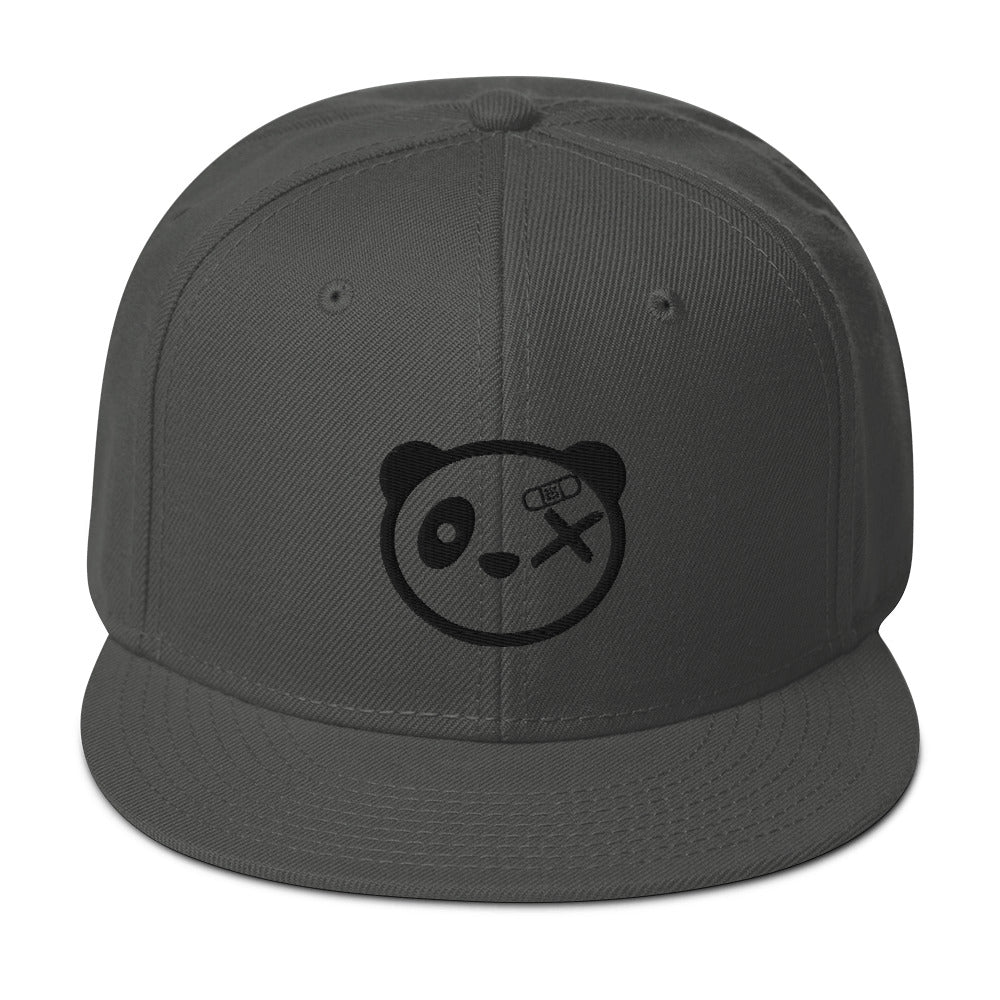 Bad Panda Snapback Hat (Black)