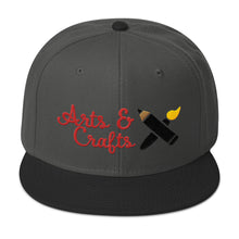 Arts & Crafts Snapback Hat (Red/Yellow)