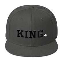 Capital King Snapback Hat (Black/White)
