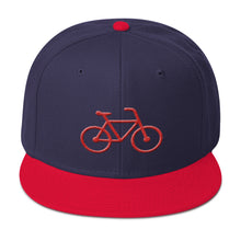 Handle Bars Snapback Hat (Red)