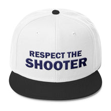 Respect The Shooter Snapback (Navy Lettering)