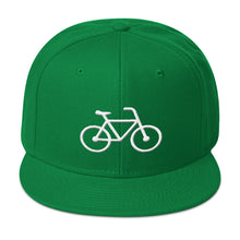 Handle Bars Snapback Hat (White)