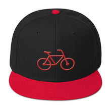 Handle Bars Snapback Hat (Red)