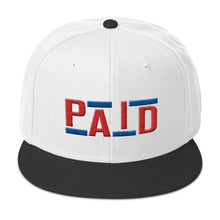 Paid Snapback Hat (Red/Blue)