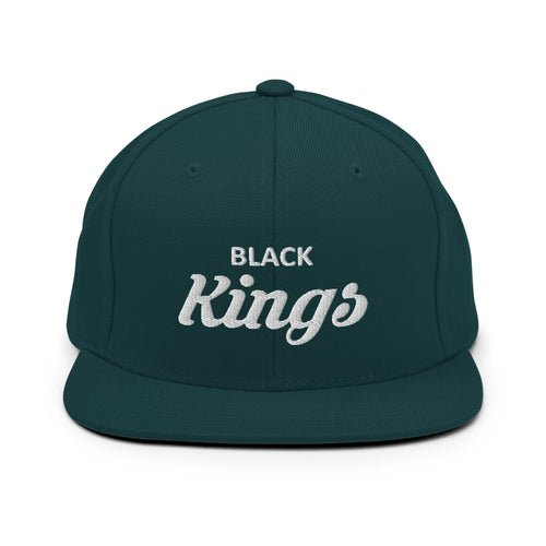 Black Kings Snapback Hat (Spruce)