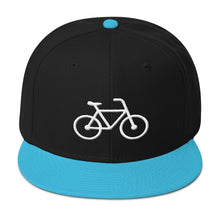 Handle Bars Snapback Hat (White)