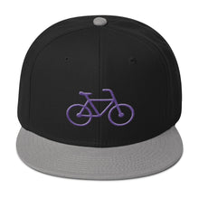 Handle Bars Snapback Hat (Purple)