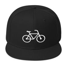 Handle Bars Snapback Hat (White)