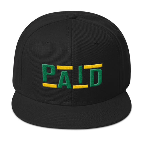 Paid Snapback Hat (Green/Yellow)