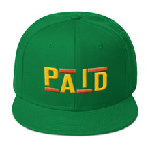 Paid Snapback Hat
