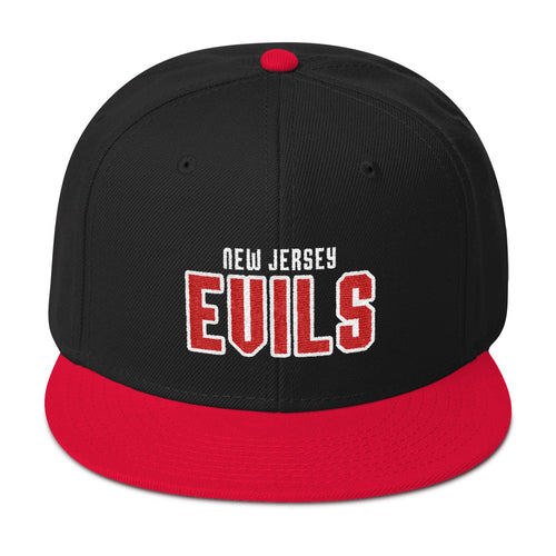 New Jersey Snapback Hat (White Trim)