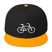 Handle Bars Snapback Hat (White)