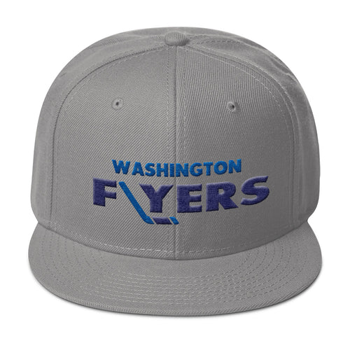 Washington Flyers Snapback Hat (Aqua/Navy Blue)