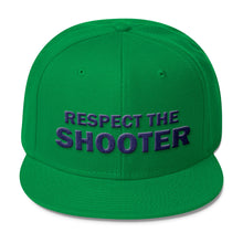 Respect The Shooter Snapback (Navy Lettering)