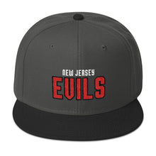 New Jersey Evils Snapback Hat (Black Trim)