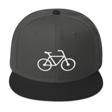 Handle Bars Snapback Hat (White)