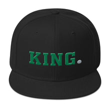 Capital King Snapback Hat (Green/Silver)