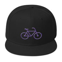 Handle Bars Snapback Hat (Purple)