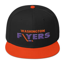 Washington Flyers Snapback Hat (Orange/Purple)