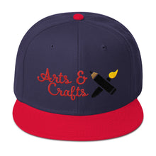 Arts & Crafts Snapback Hat (Red/Yellow)