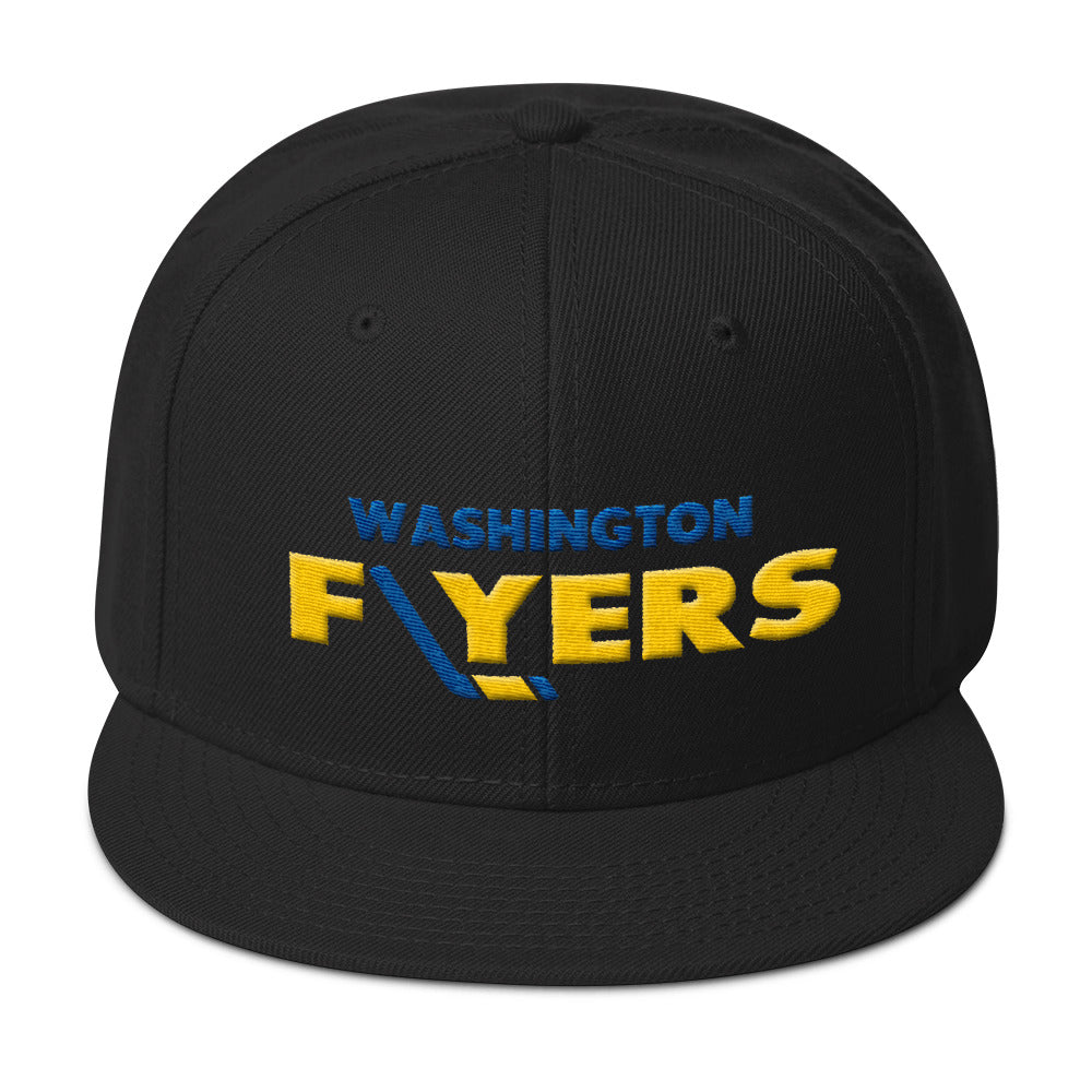 Washington Flyers Snapback Hat (Blue/Gold)